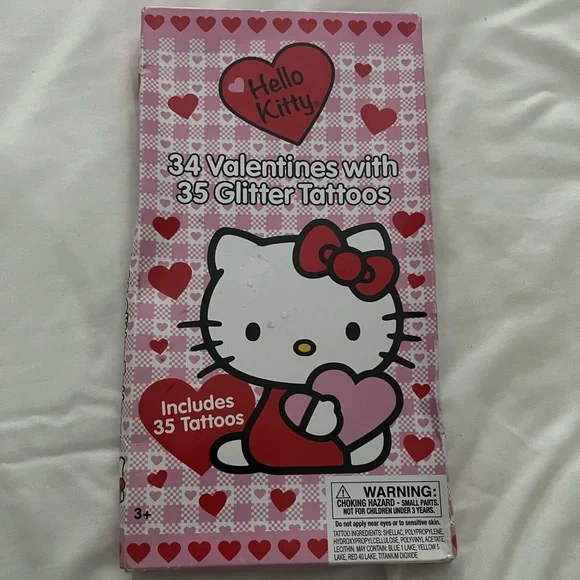 Hello Kitty Valentine Set Vtg - Picture 4 of 4